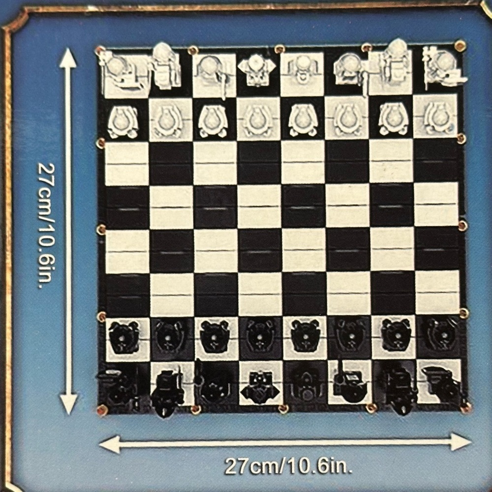 Harry Potter Hogwarts Sorcerer's Stone Chess Set Game Board - Lego Compatible - Picture 5 of 5